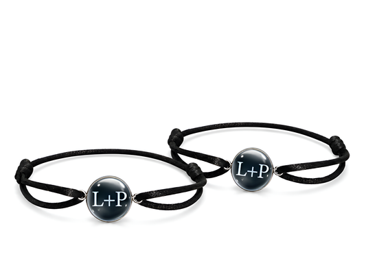 Personalisiertes Pärchen Armband Set Classic – Initialen