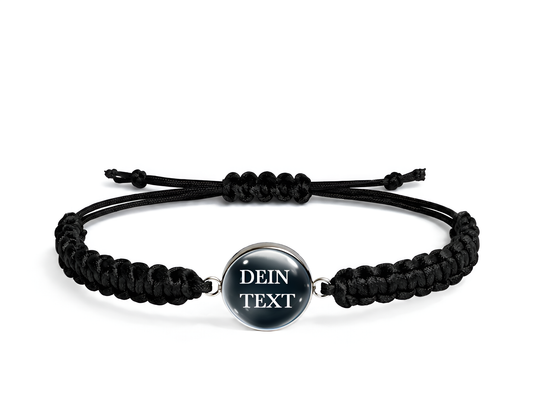 Personalisiertes Makramee Armband - Text