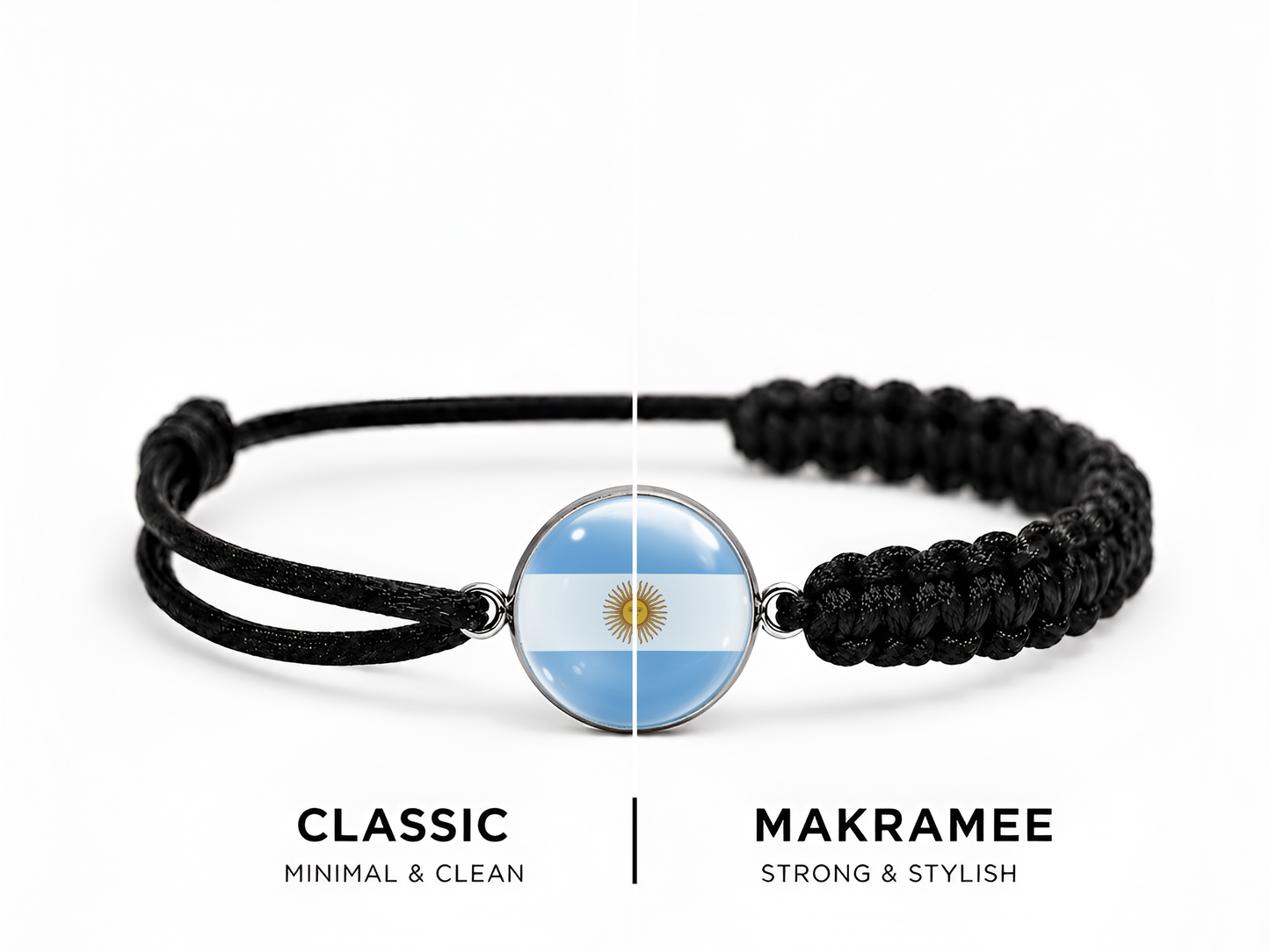 Argentinien Armband – Classic / Makramee