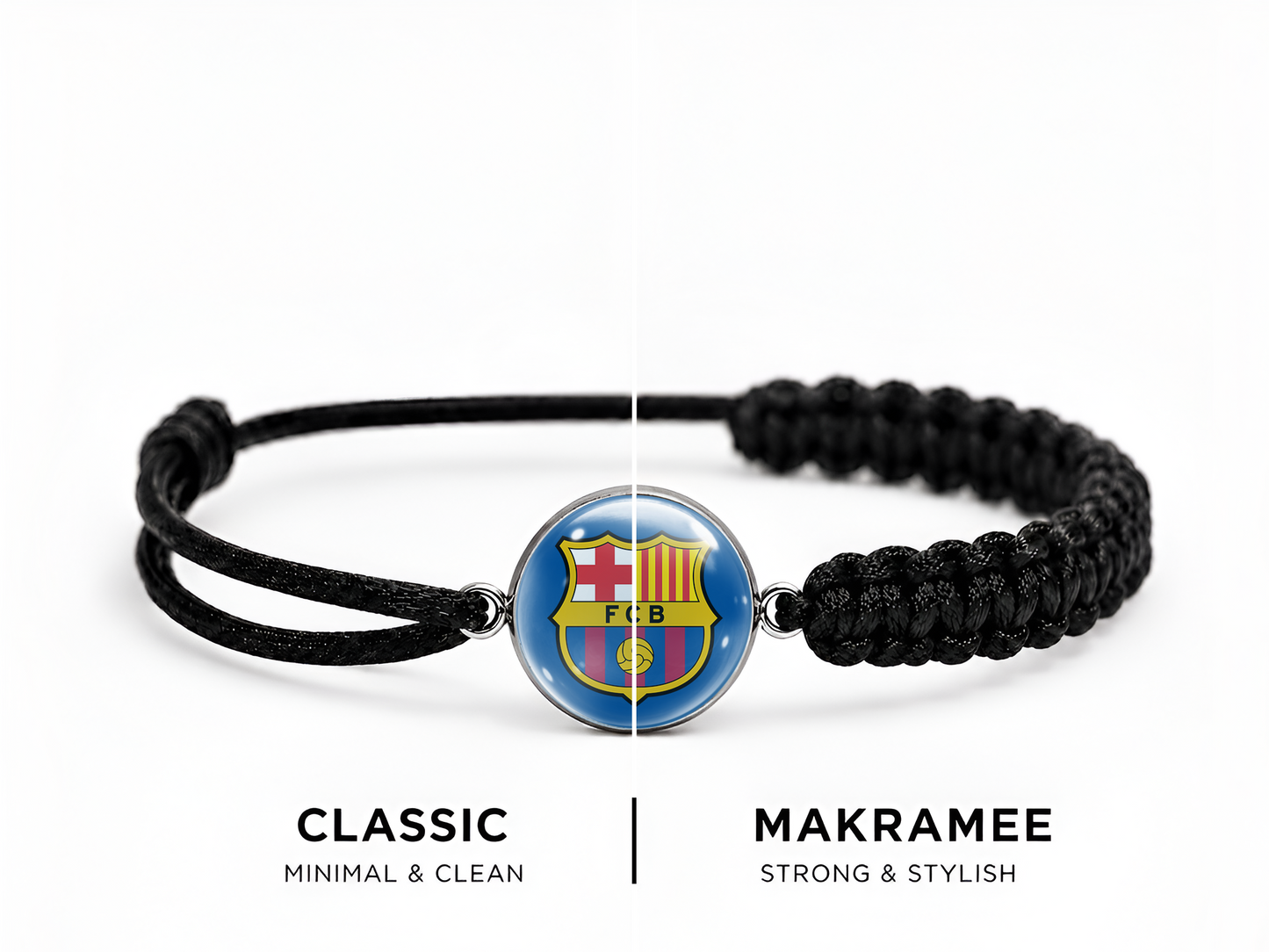 FC Barcelona Armband – Classic / Makramee