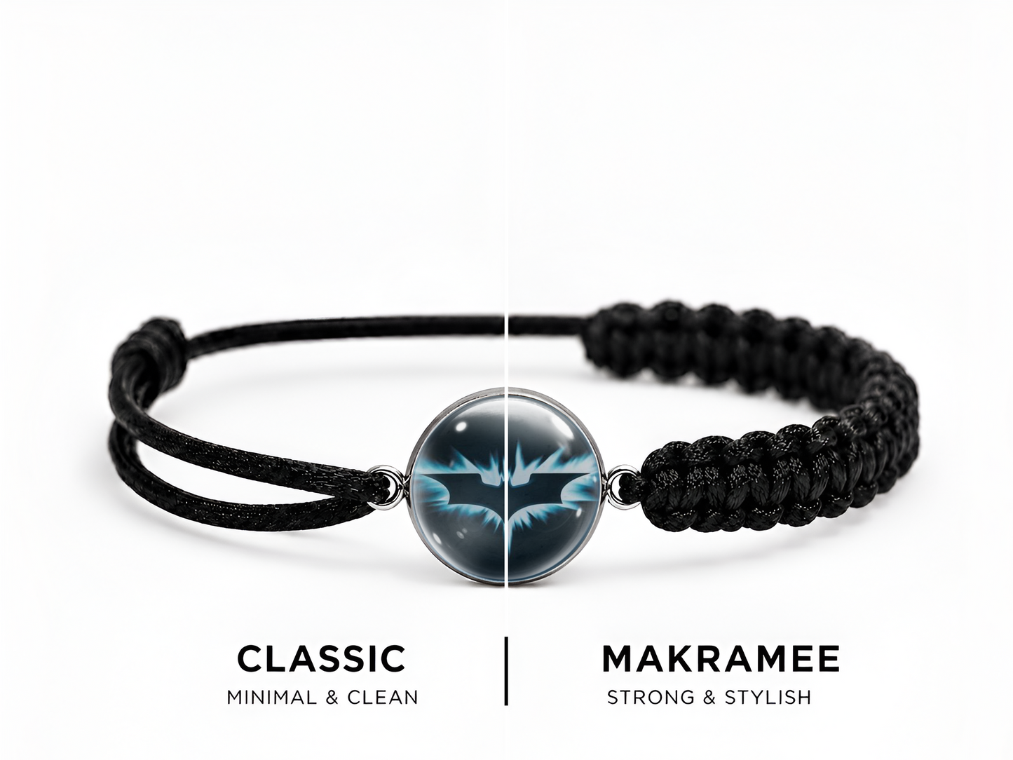 Batman Armband – Classic / Makramee