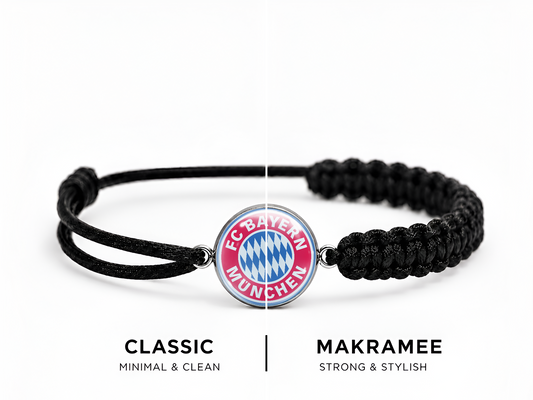 FC Bayern München Armband – Classic / Makramee