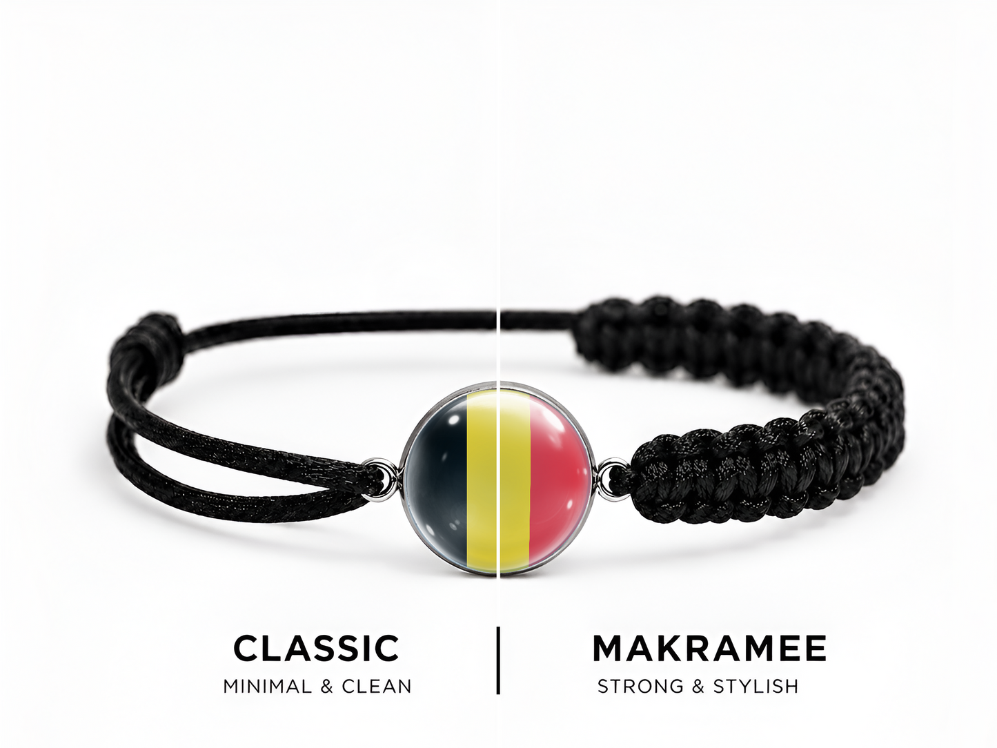 Belgien Armband – Classic / Makramee