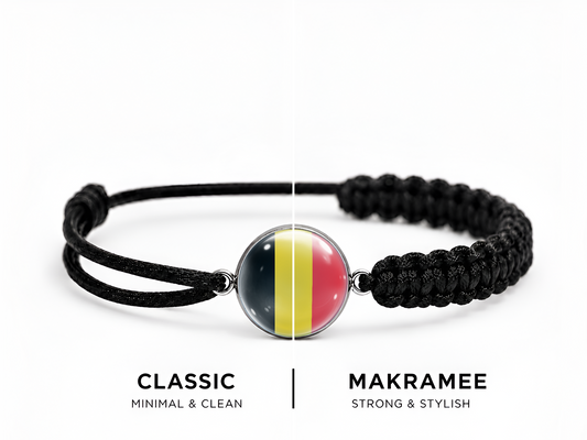 Belgien Armband – Classic / Makramee