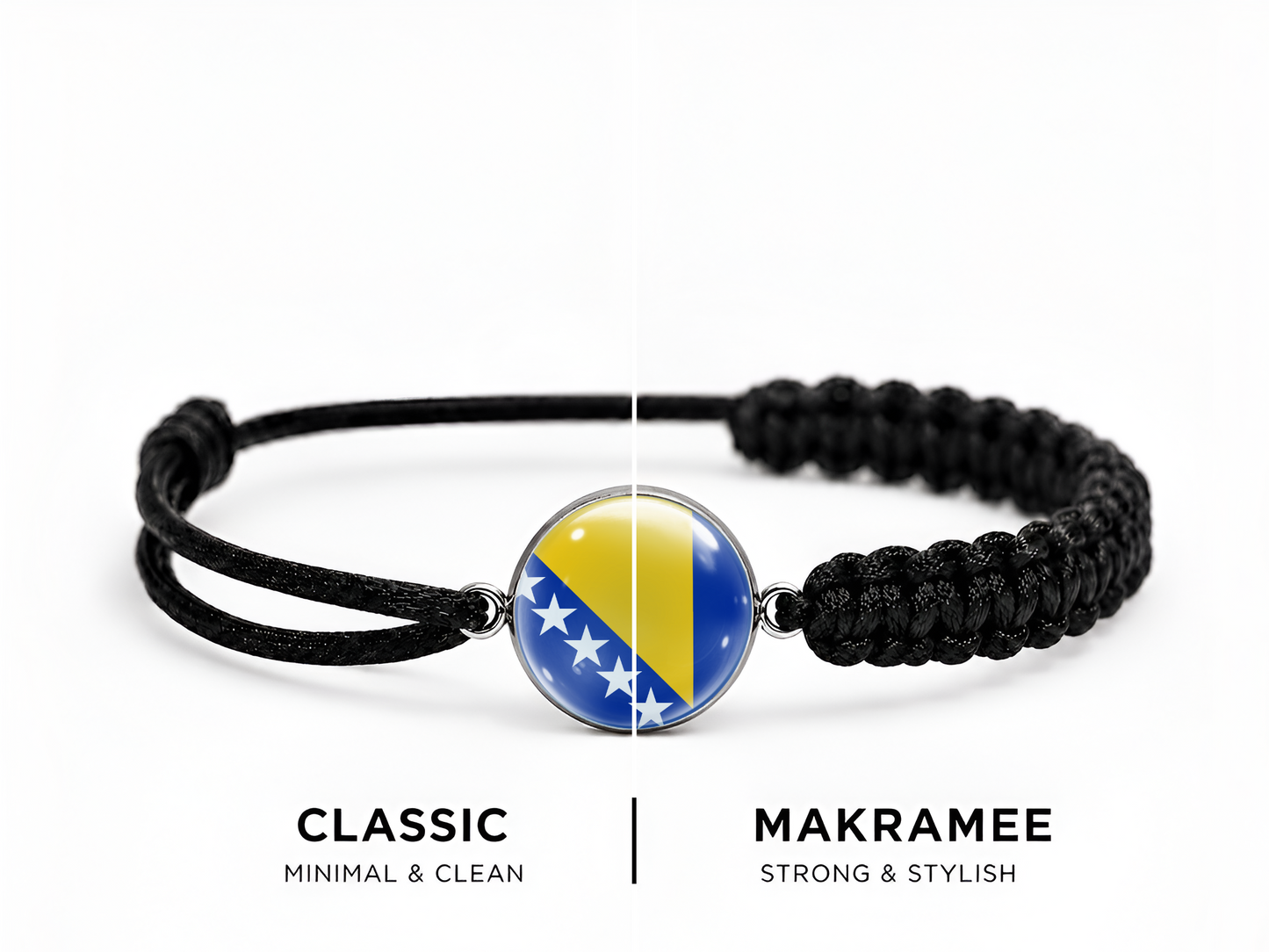 Bosnien und Herzegowina Armband – Classic / Makramee