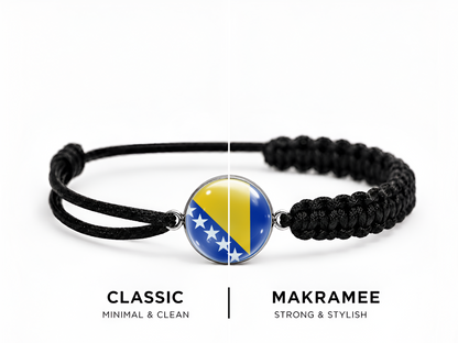 Bosnien und Herzegowina Armband – Classic / Makramee