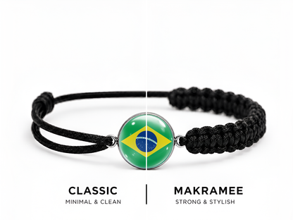 Brasilien Armband – Classic / Makramee