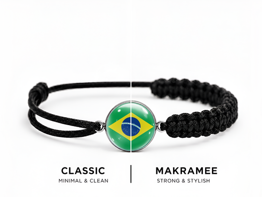 Brasilien Armband – Classic / Makramee