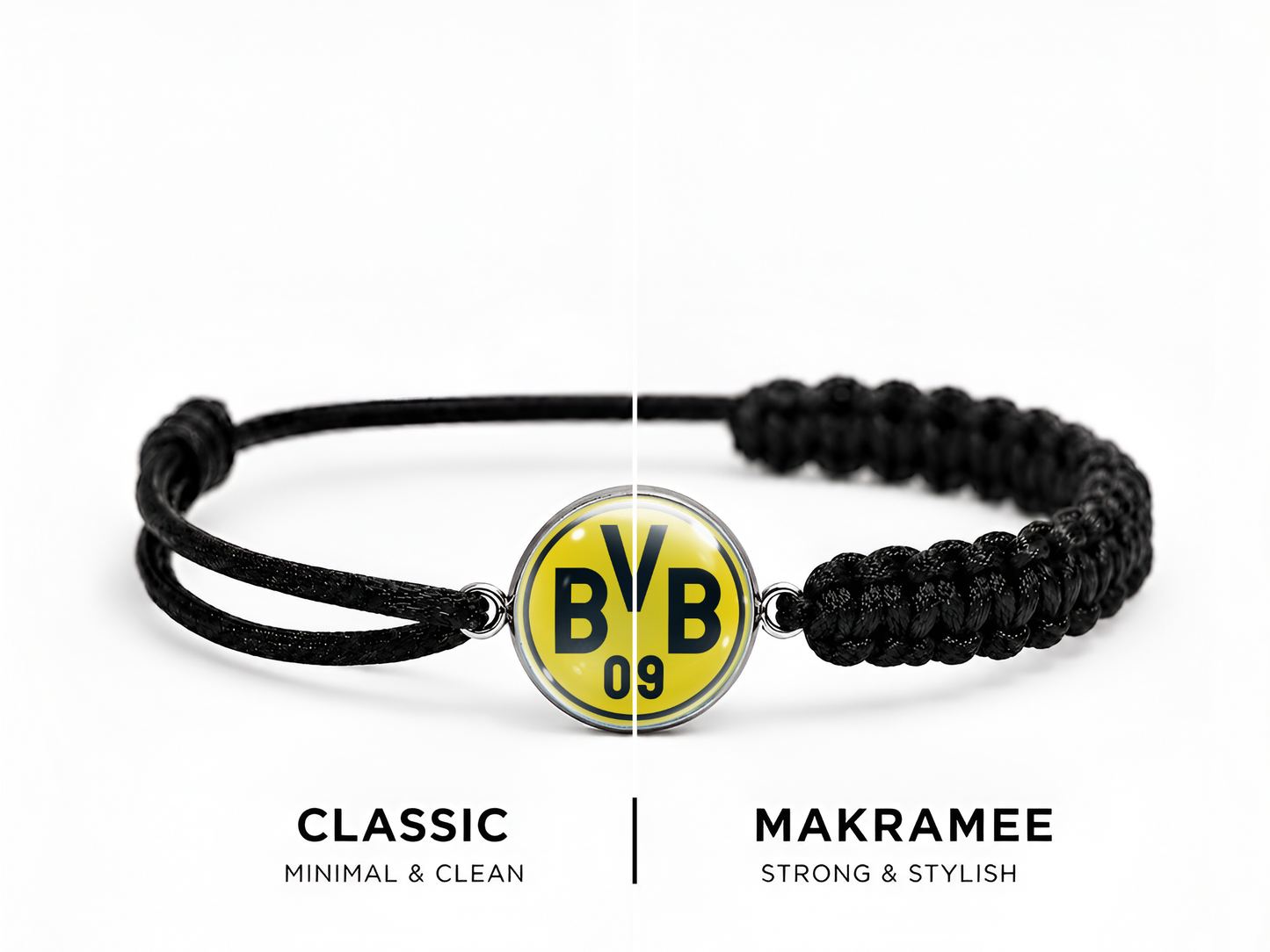 Borussia Dortmund (BVB) Armband – Classic / Makramee