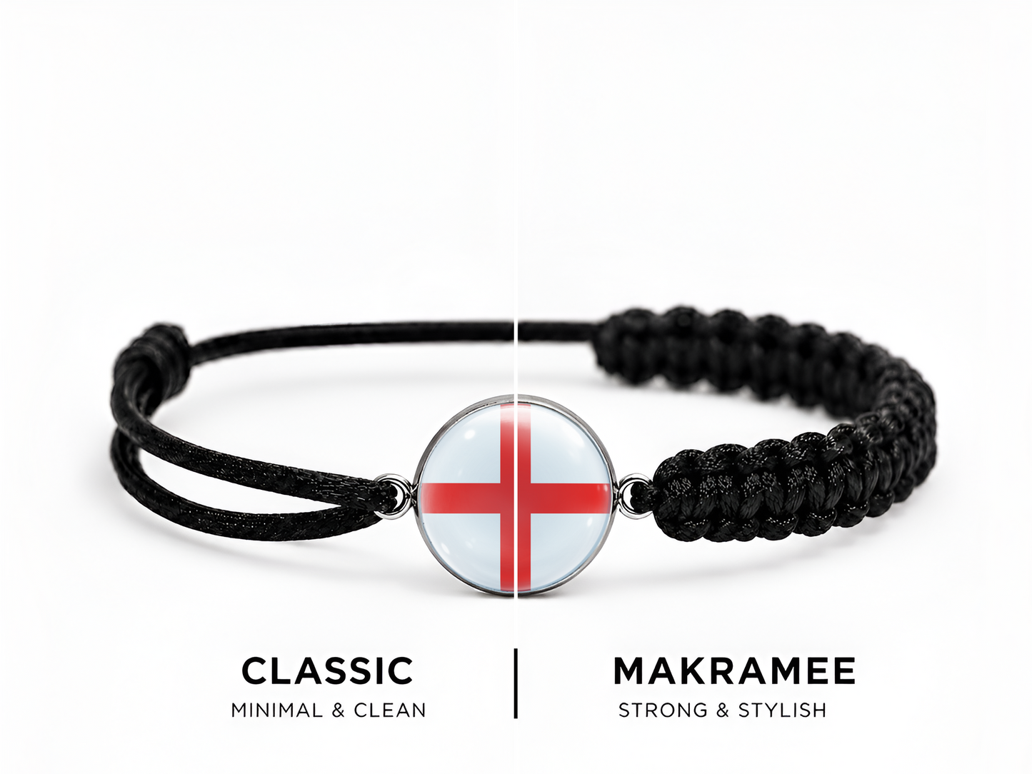 England Armband – Classic / Makramee