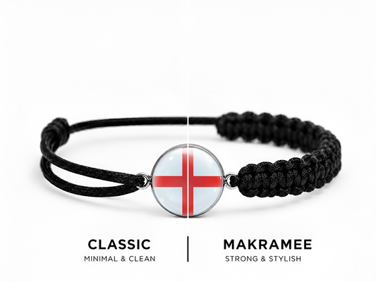 England Armband – Classic / Makramee