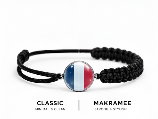 Frankreich Armband – Classic / Makramee