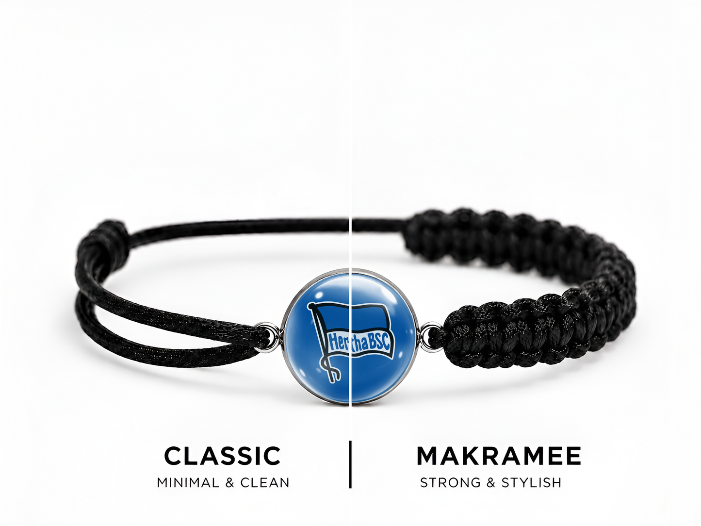 Hertha BSC Armband – Classic / Makramee