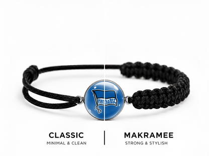 Hertha BSC Armband – Classic / Makramee