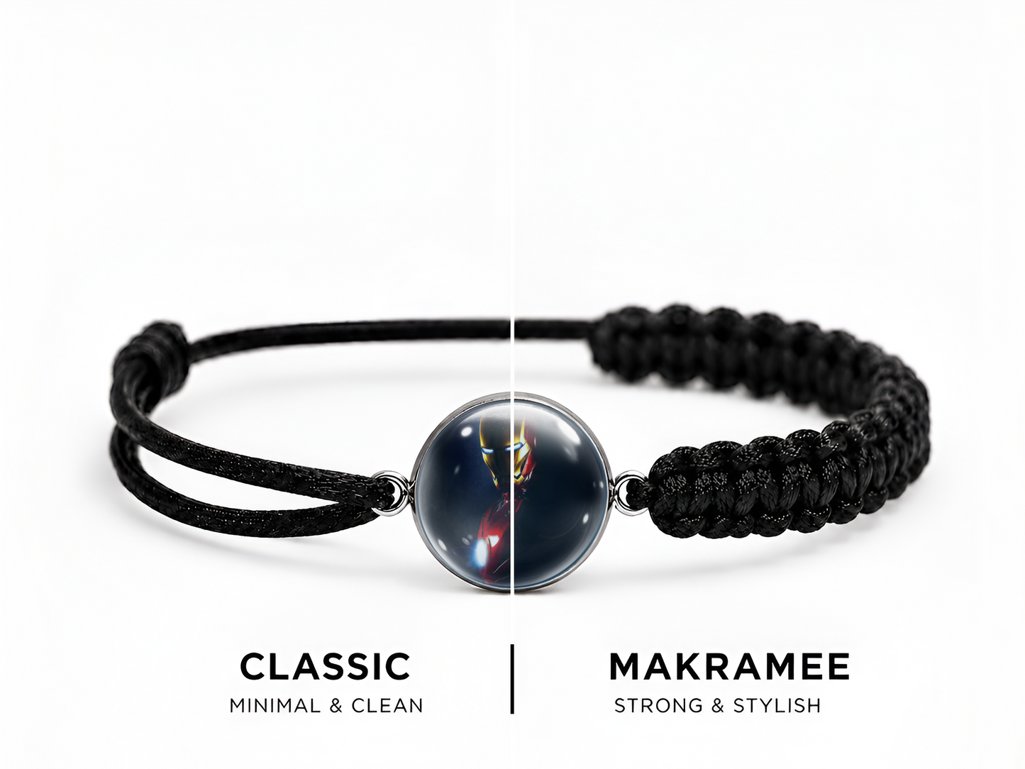 Iron Man Armband – Classic / Makramee