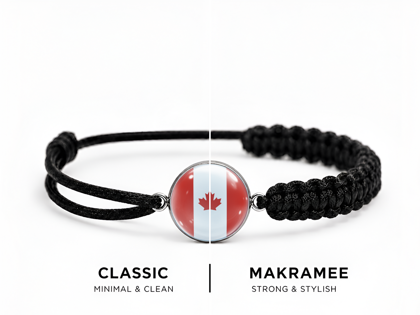 Kanada Armband – Classic / Makramee