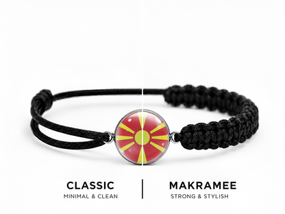 Nordmazedonien Armband – Classic / Makramee