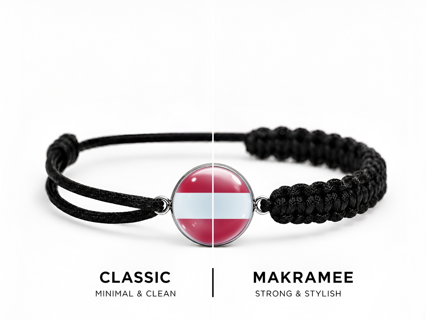 Österreich Armband – Classic / Makramee