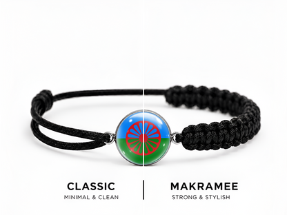 Roma & Sinti Armband – Classic / Makramee