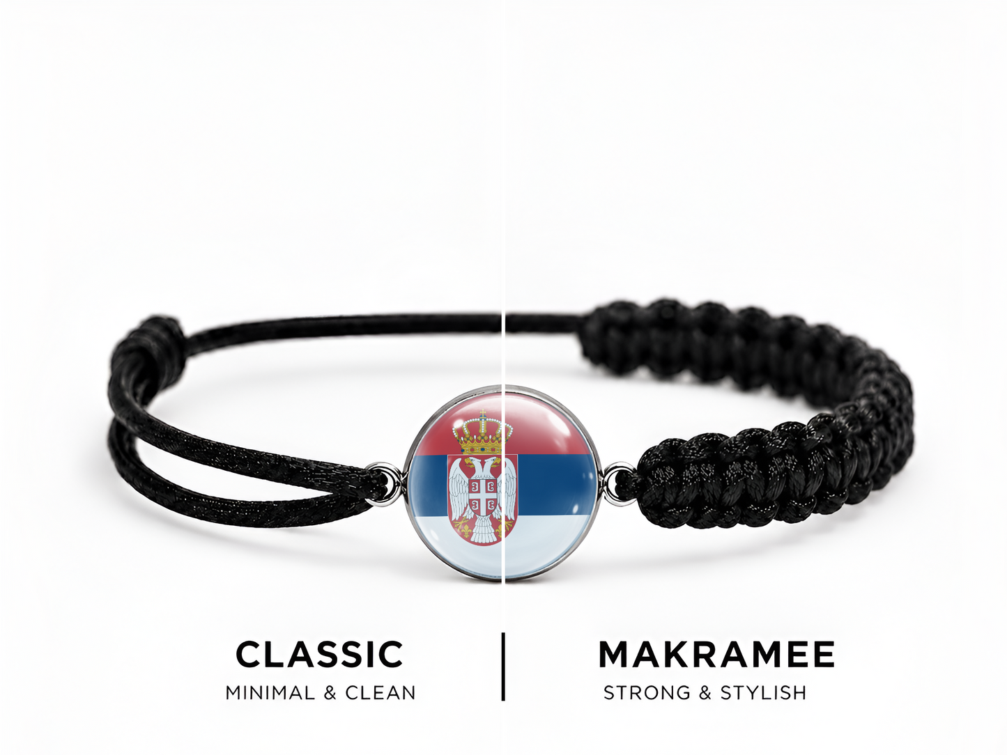 Serbien Armband – Classic / Makramee
