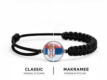 Serbien Armband – Classic / Makramee