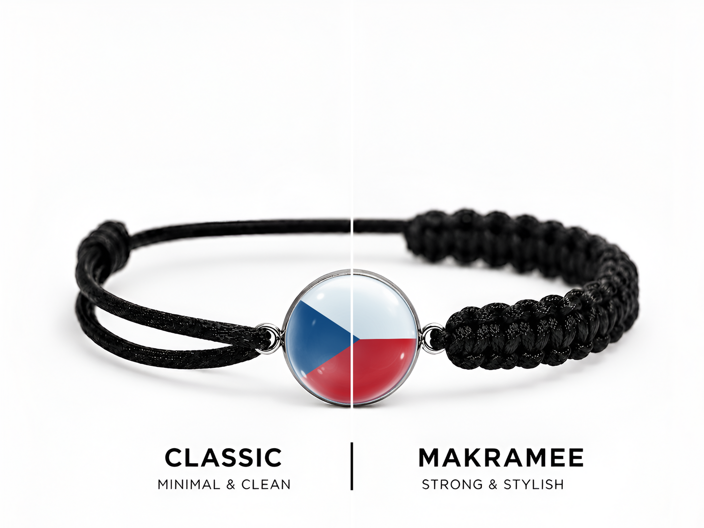 Tschechien Armband – Classic / Makramee