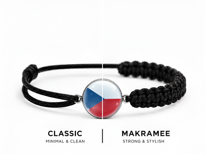 Tschechien Armband – Classic / Makramee