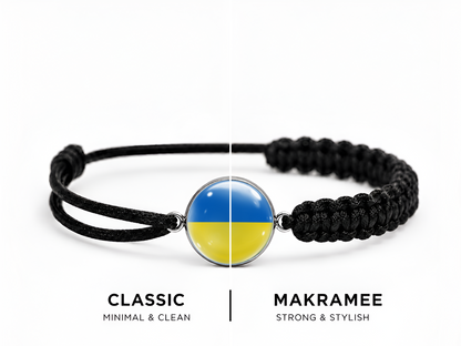 Ukraine Armband – Classic / Makramee