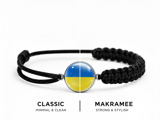 Ukraine Armband – Classic / Makramee