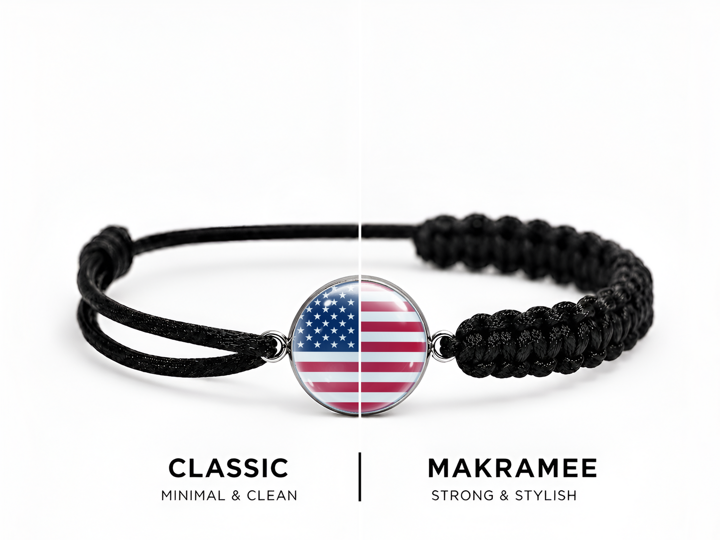Vereinigte Staaten Armband – Classic / Makramee